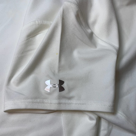 Under Armour polo girls YL white SPF 30 TOP GOLF - Picture 4 of 4